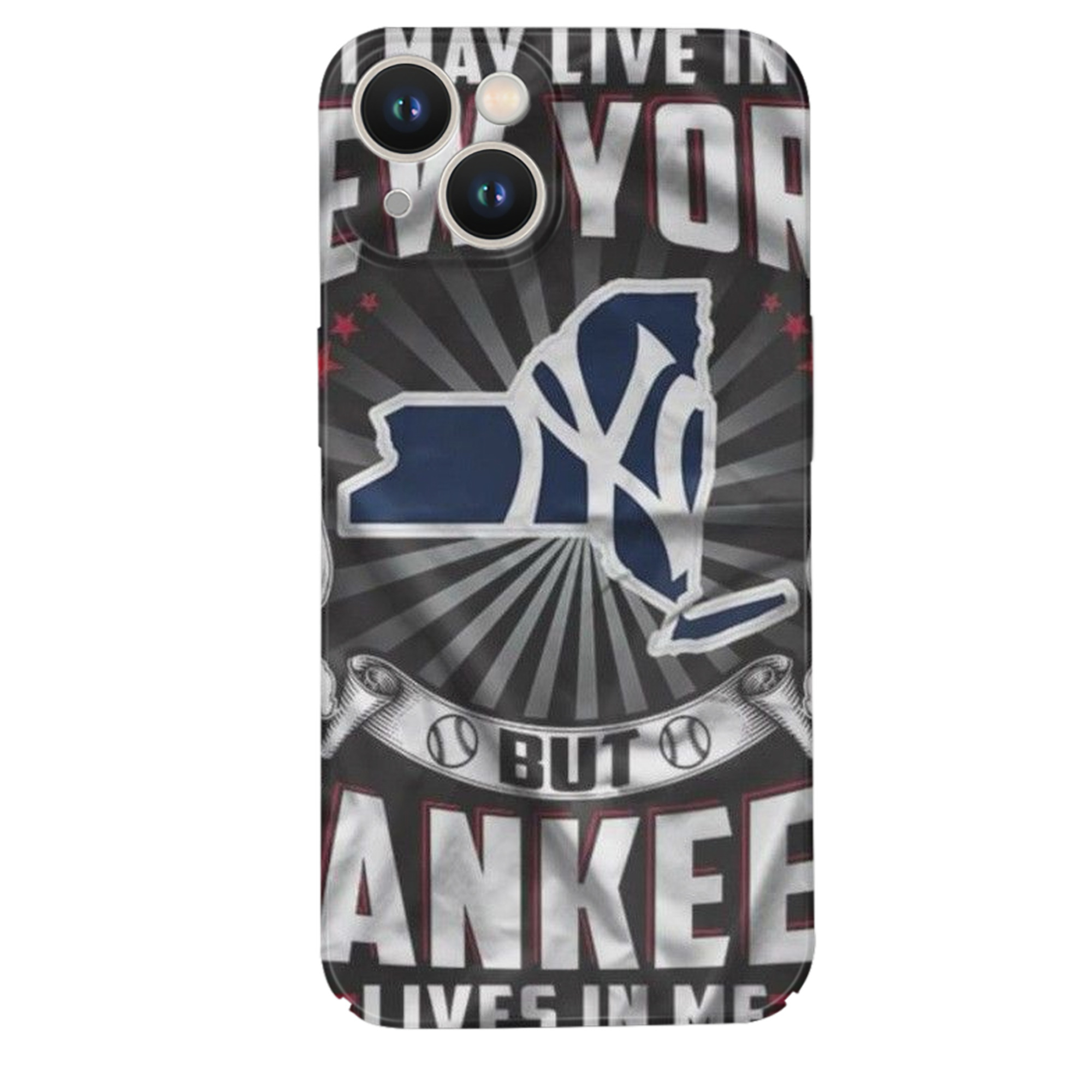New York Yankees 320 IPhone 14 Series Full-Cover Hard Case – Shockproof With Raised Camera Protection – Precise Cutouts, Wireless Charging Compatible – Durable, Anti-Yellowing, Easy To Clean